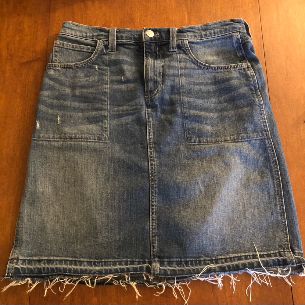 Madewell Released Hem Denim skirt